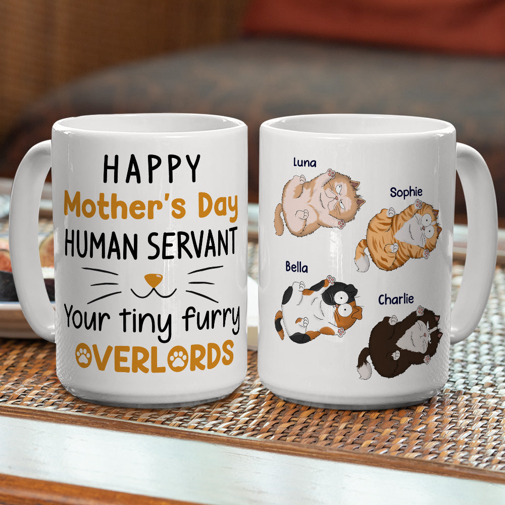 Personalized Custom Coffee Mug - Ideal Gifts for Your Tiny Furry Overlords Lovers