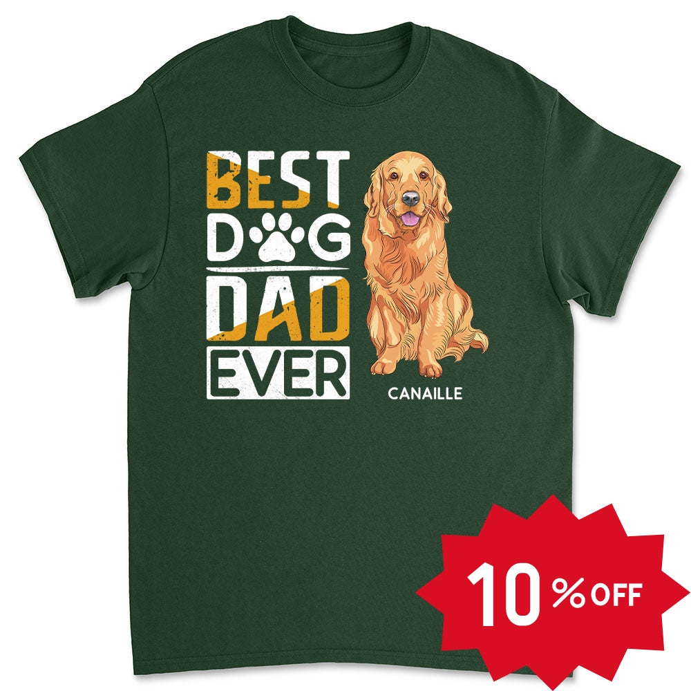 The Ultimate Personalized Custom Unisex T-shirt for Dog Dads