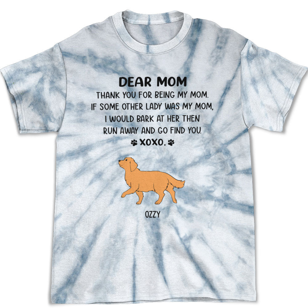 Dear Mom Xoxo - Customizable All-over Print Comfort T-shirt