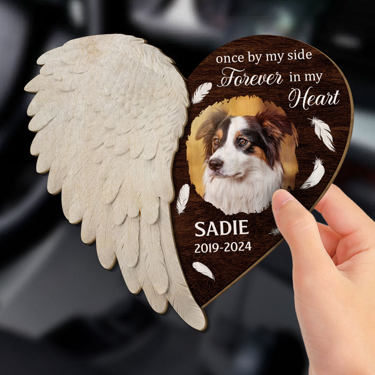 Always By Your Side - Personalized Custom Car Visor Clip for Stylish and Convenient Travel