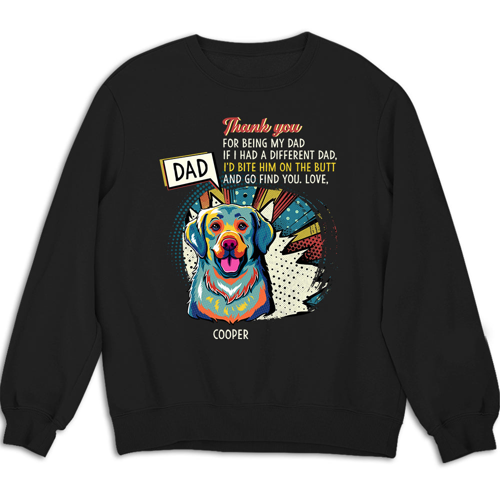 Customizable 'I Would Bite Her On The Butt' Personalized Sweatshirt for Pet Lovers
