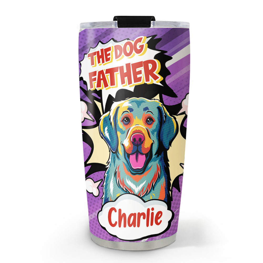 Personalized Mother, Father & Dog Custom Tumbler - Unique Drinkware