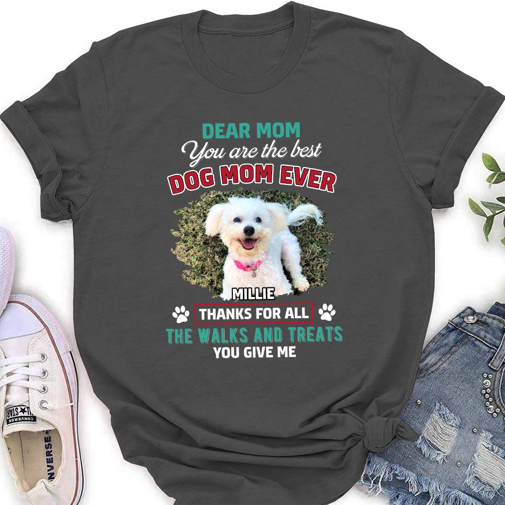 Personalized Custom Women's 'For All The Walks' T-shirt - Ideal Gift for Pet Lovers