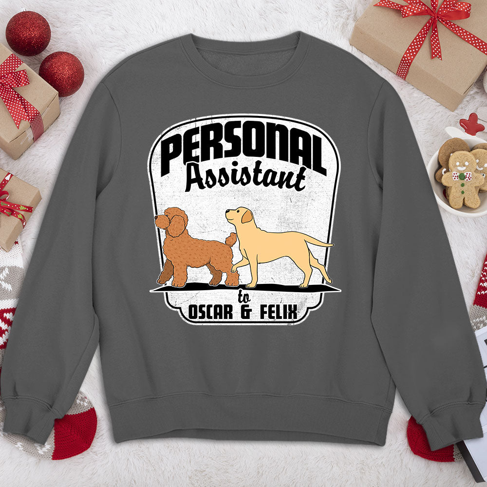 Personalized Custom Pet Lover's Sweatshirt - The Ideal Personal Assistant