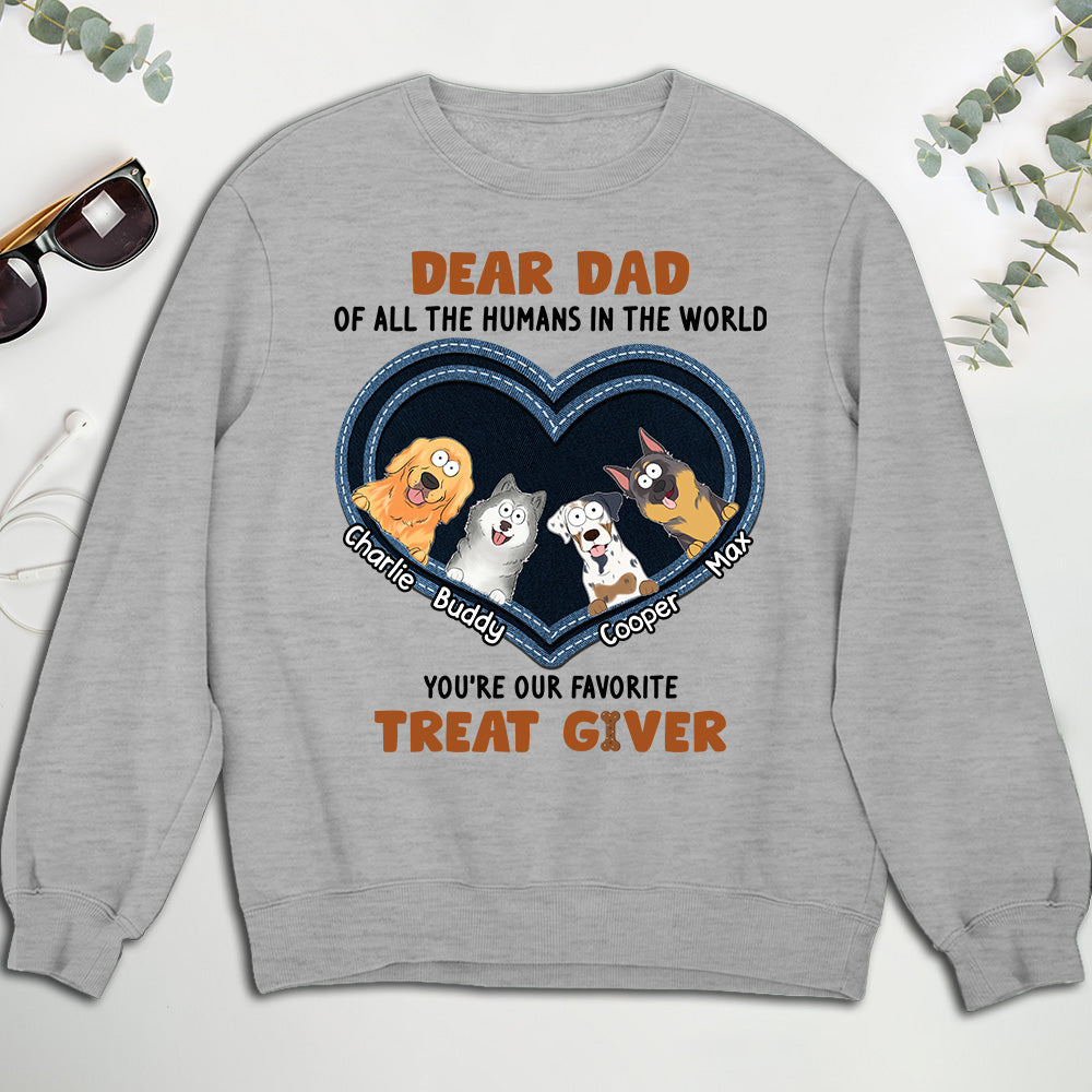 Personalized 'You're My Favorite Treat Giver' Custom Sweatshirt for Pet Lovers