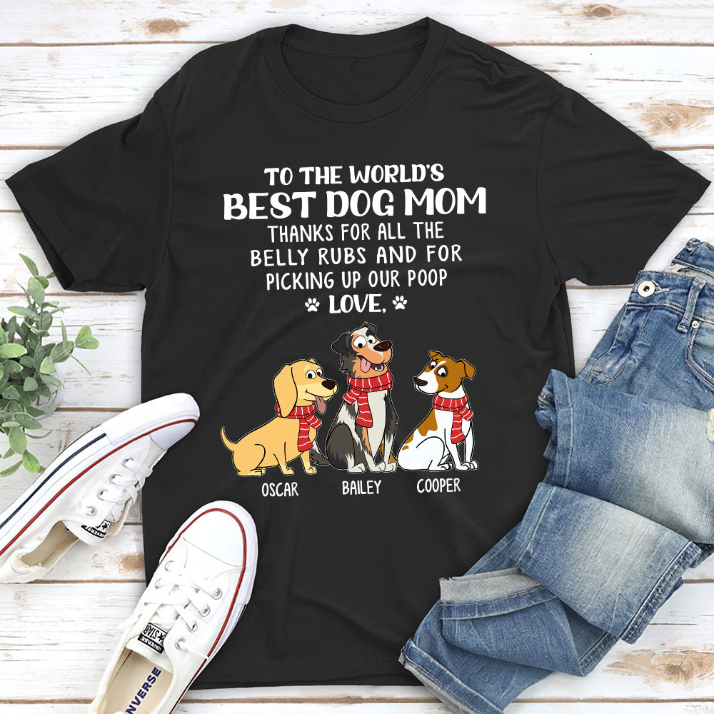 Personalized Custom Unisex Belly Rubs T-Shirt - Ideal Gift for Pet Lovers