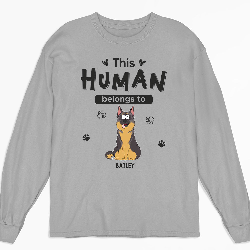 Personalized Custom Long Sleeve Dog - Themed T - shirt for Pet Lovers