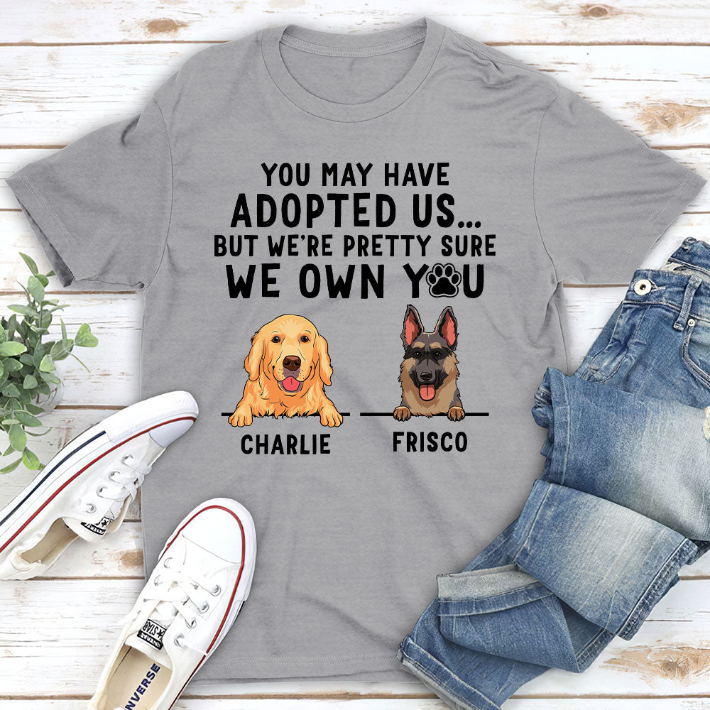 Personalized Custom Unisex 'You May Have Adopted Me' T-shirt - Ideal Gift for Pet Lovers