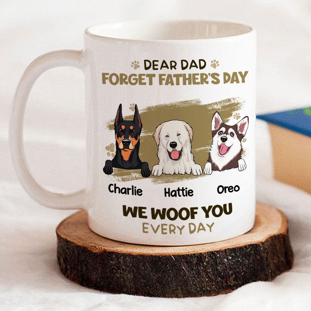 Personalized Custom Dog - Themed Coffee Mug for Everyday Use, Ideal for Dog Lovers