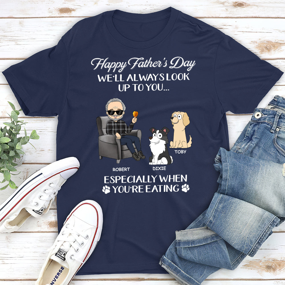 Personalized Custom Unisex T-shirt - A Perfect Gift for Pet Lovers and Dads