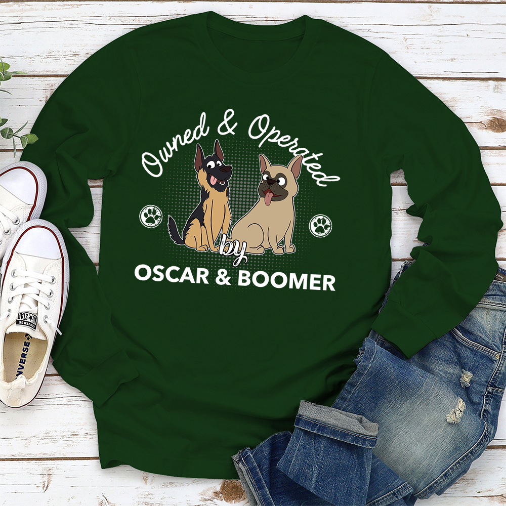 Personalized Custom Long Sleeve T-shirt for Pet Lovers