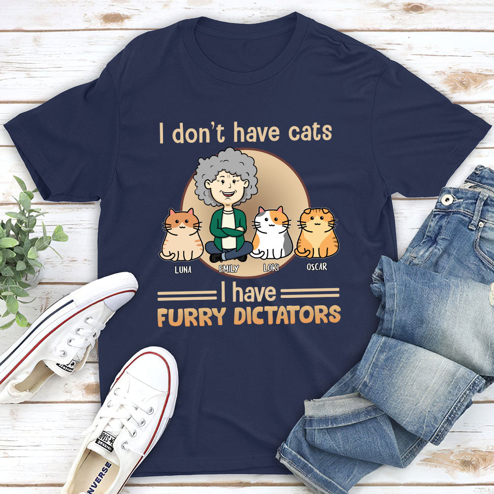 My Furry Dictators - Customizable Unisex Personalized T - shirt for Pet Lovers