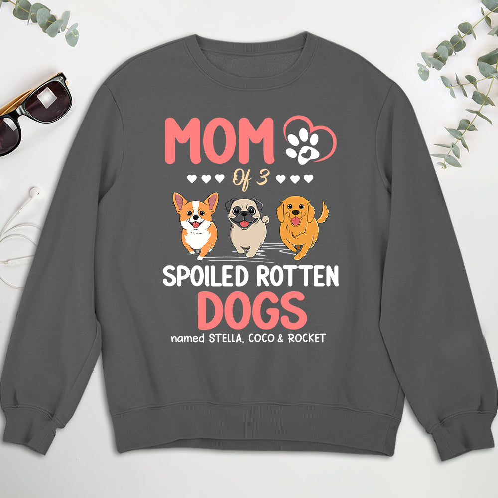 Customizable Personalized Sweatshirt for Spoiled Dog Owners