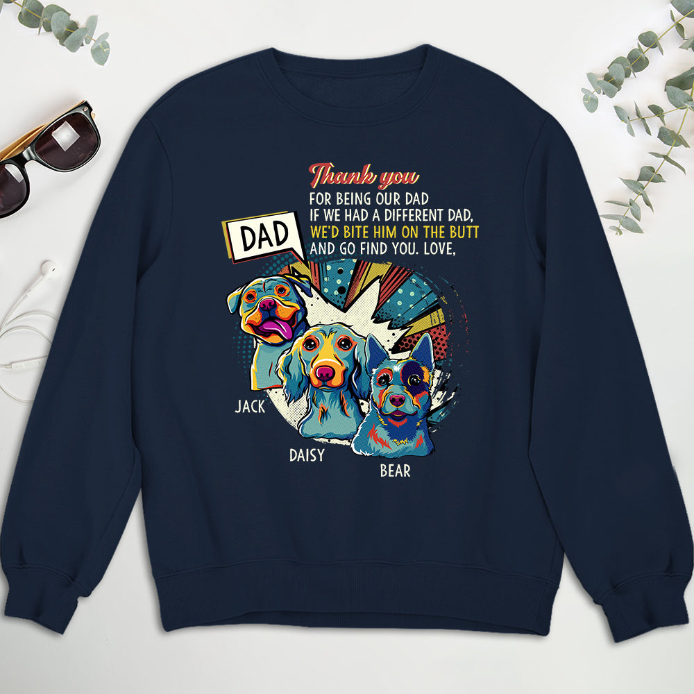 Customizable 'I Would Bite Her On The Butt' Personalized Sweatshirt for Pet Lovers