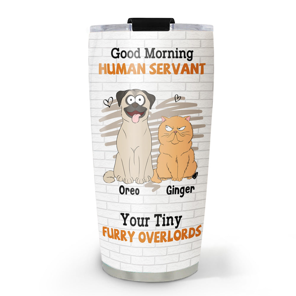 Tiny Pet Overlord - Customizable Personalized Tumbler for Unique Expressions