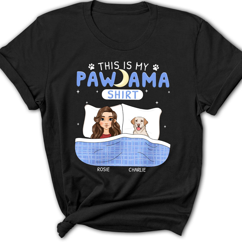 Personalized Custom Women's Pajama T-shirt - Ideal Gift for Pet Lovers