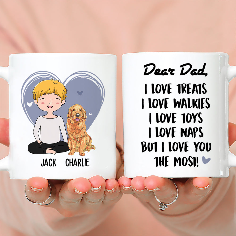 Top - Loved Personalized Custom Coffee Mug for Pet Lovers