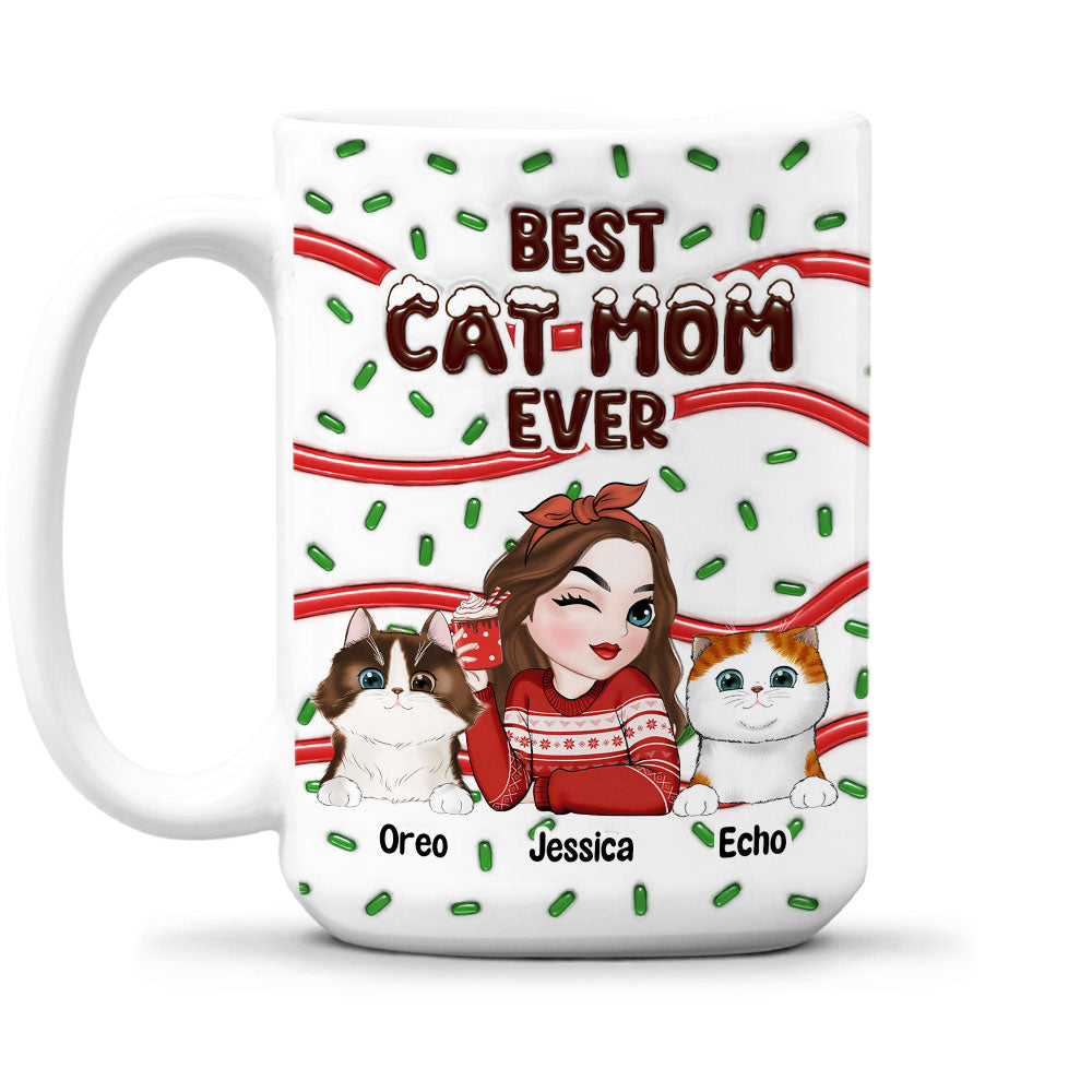 Top-Rated Personalized 3D Inflated Effect Mug for Fur Moms