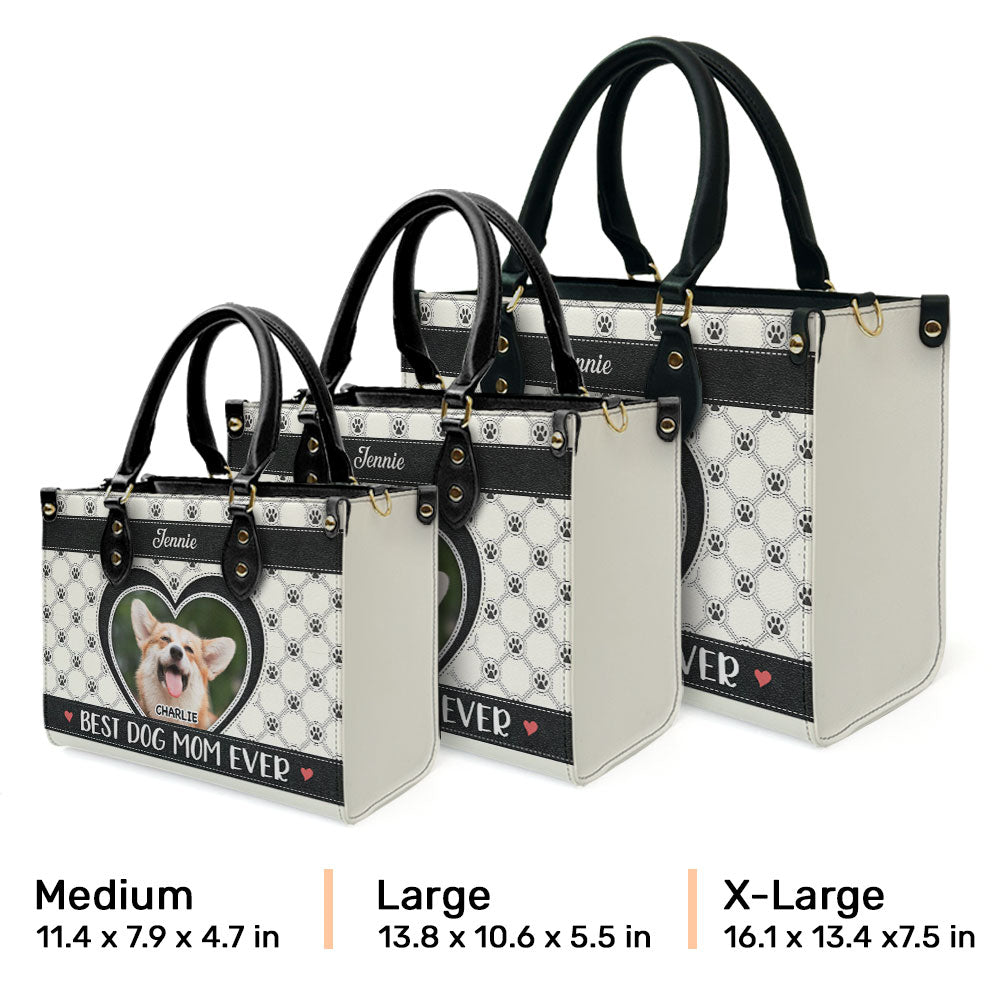 Personalized Custom Leather Bag - The Perfect Gift for Fur Moms