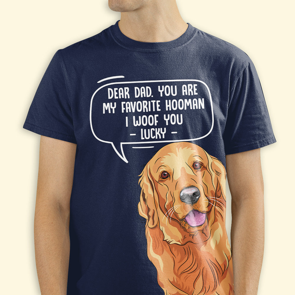 My Favorite Hooman - Unique Personalized All-over-print T-shirt