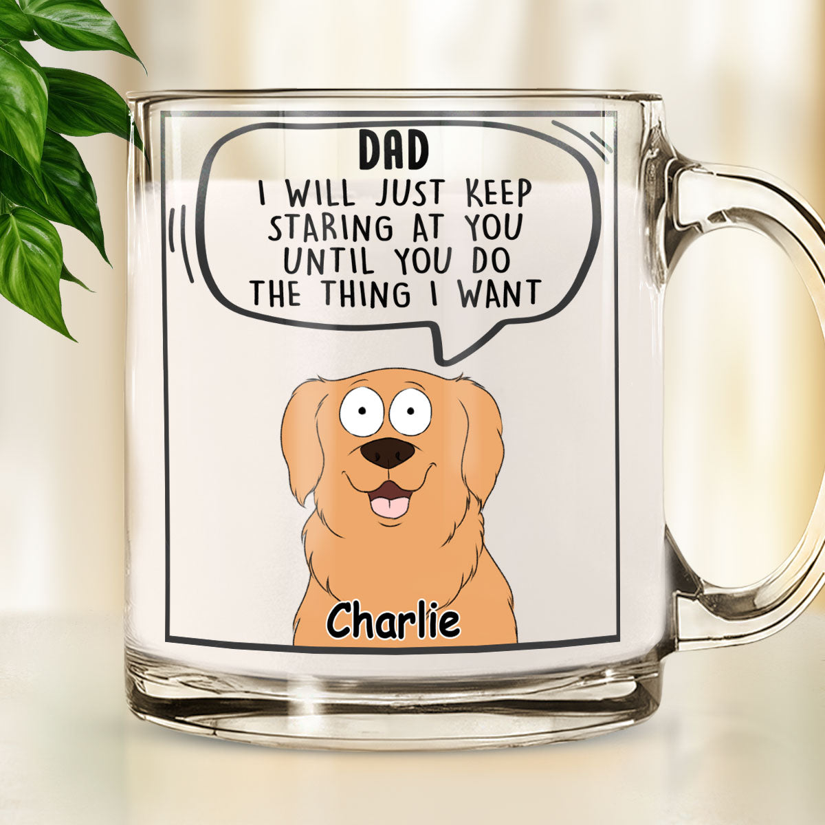 Personalized Custom Glass Mug - Make Every Sip Unforgettable