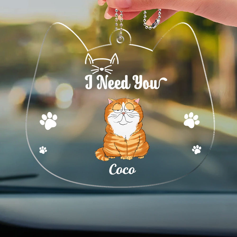 Drive Safe Hooman - Customizable Personalized Acrylic Ornament for Meaningful Gifting