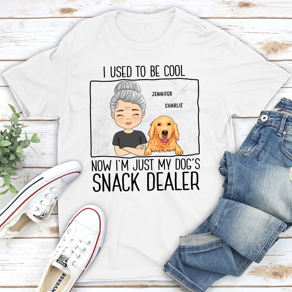 Personalized Unisex 'Just A Snack Dealer' T - shirt: Ideal Gift for Pet Lovers