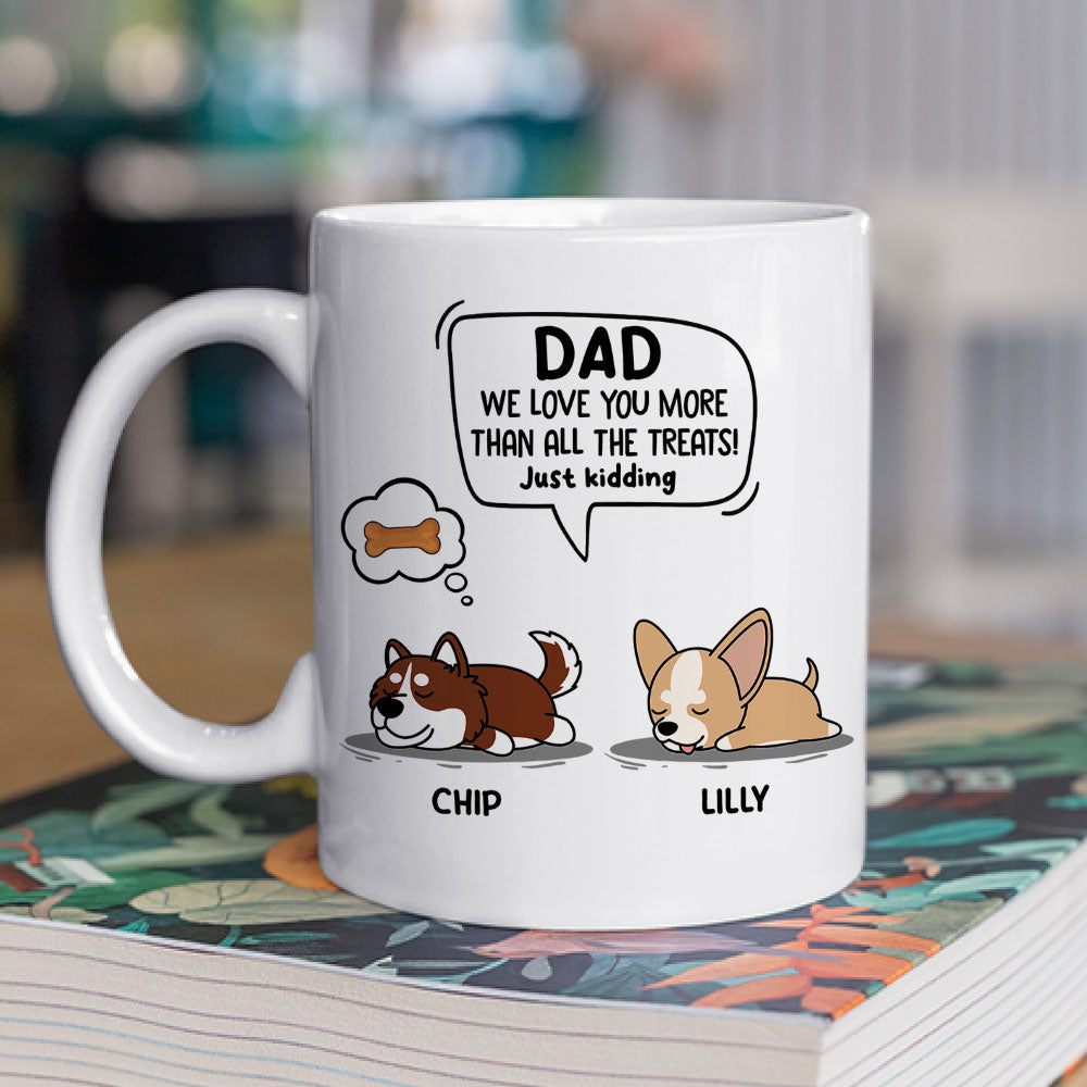 Just Kidding - Customizable Personalized Coffee Mug for Pet Lovers