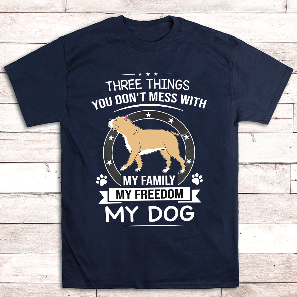 Three Things - Customizable Unisex Personalized Pet Lover T-shirt