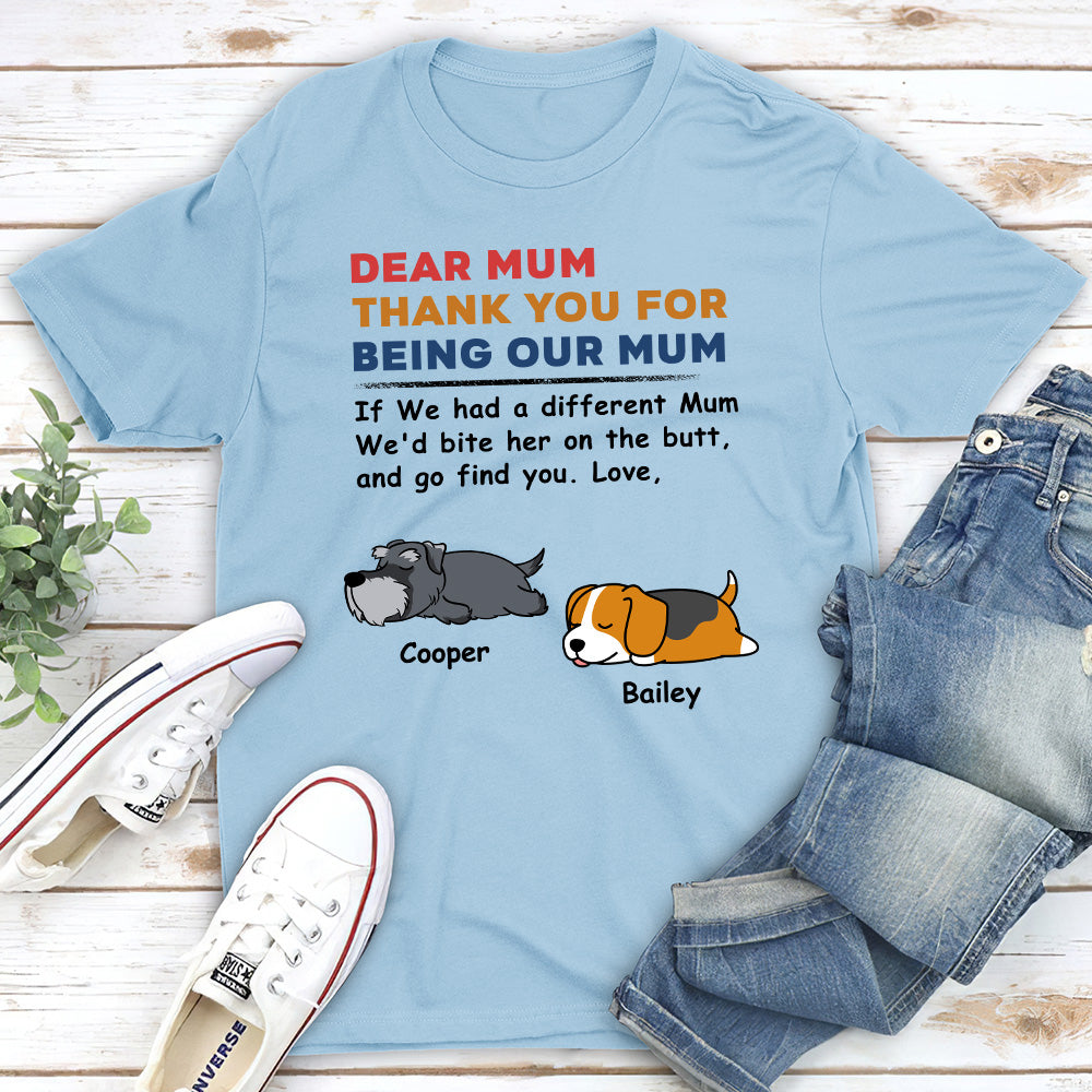 Bite The Butt - Customizable Unisex Pet Lover's T-shirt
