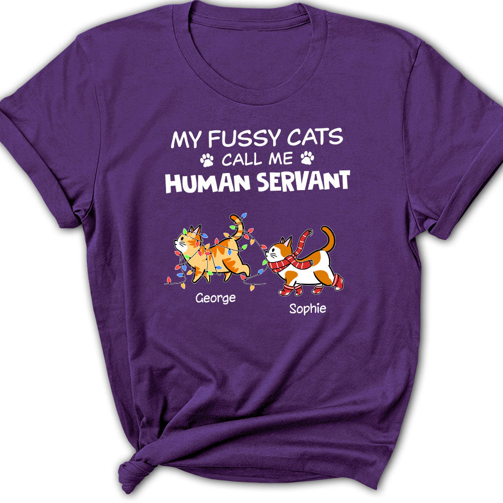 My Fussy Cat - Customizable Personalized Women's T - shirt for Pet Lovers
