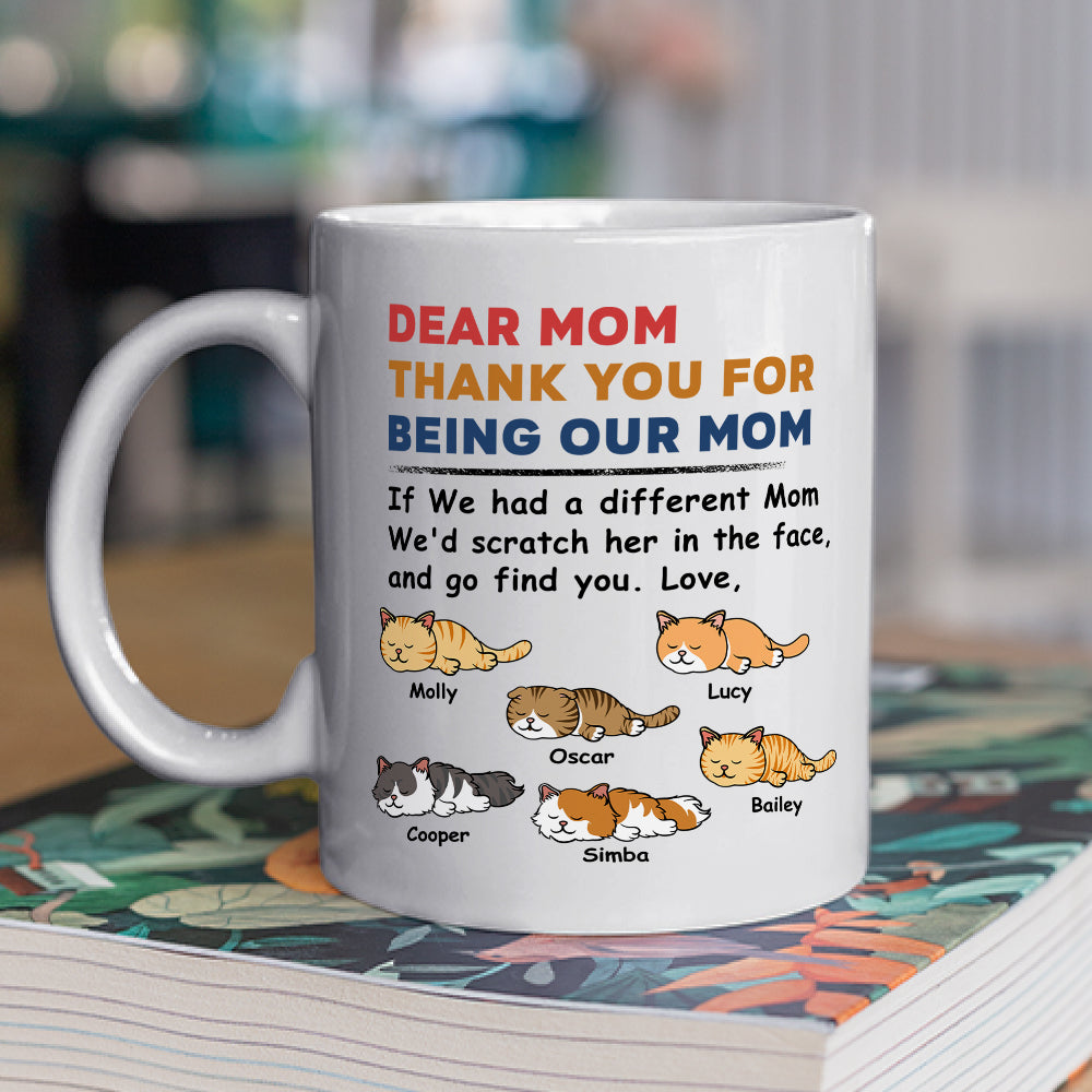 Customizable Personalized Coffee Mug for Pet Lovers - Claw Her Face Design
