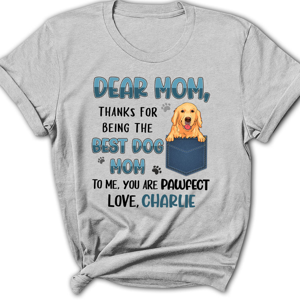 Personalized Dog Thank You Women's T-shirt - Ideal Gift for Pet Lovers