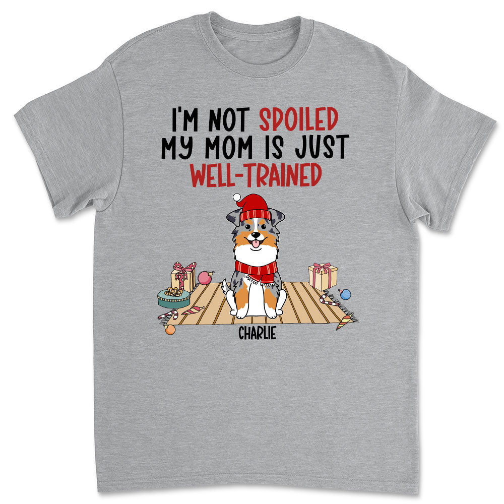 Well - Trained Mom Personalized Unisex Pet Lover's T - shirt
