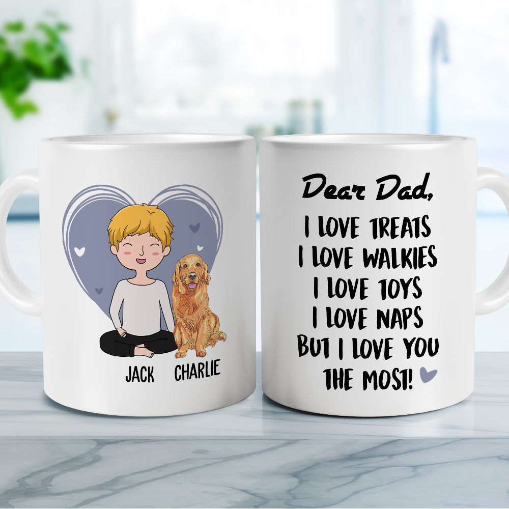 Top - Loved Personalized Custom Coffee Mug for Pet Lovers