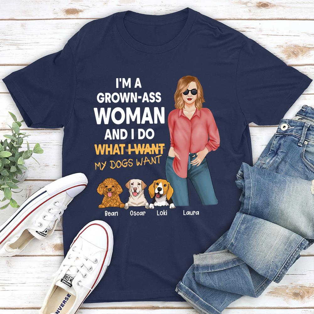 What My Dog Wants - Customizable Unisex Personalized T - shirt for Pet Lovers
