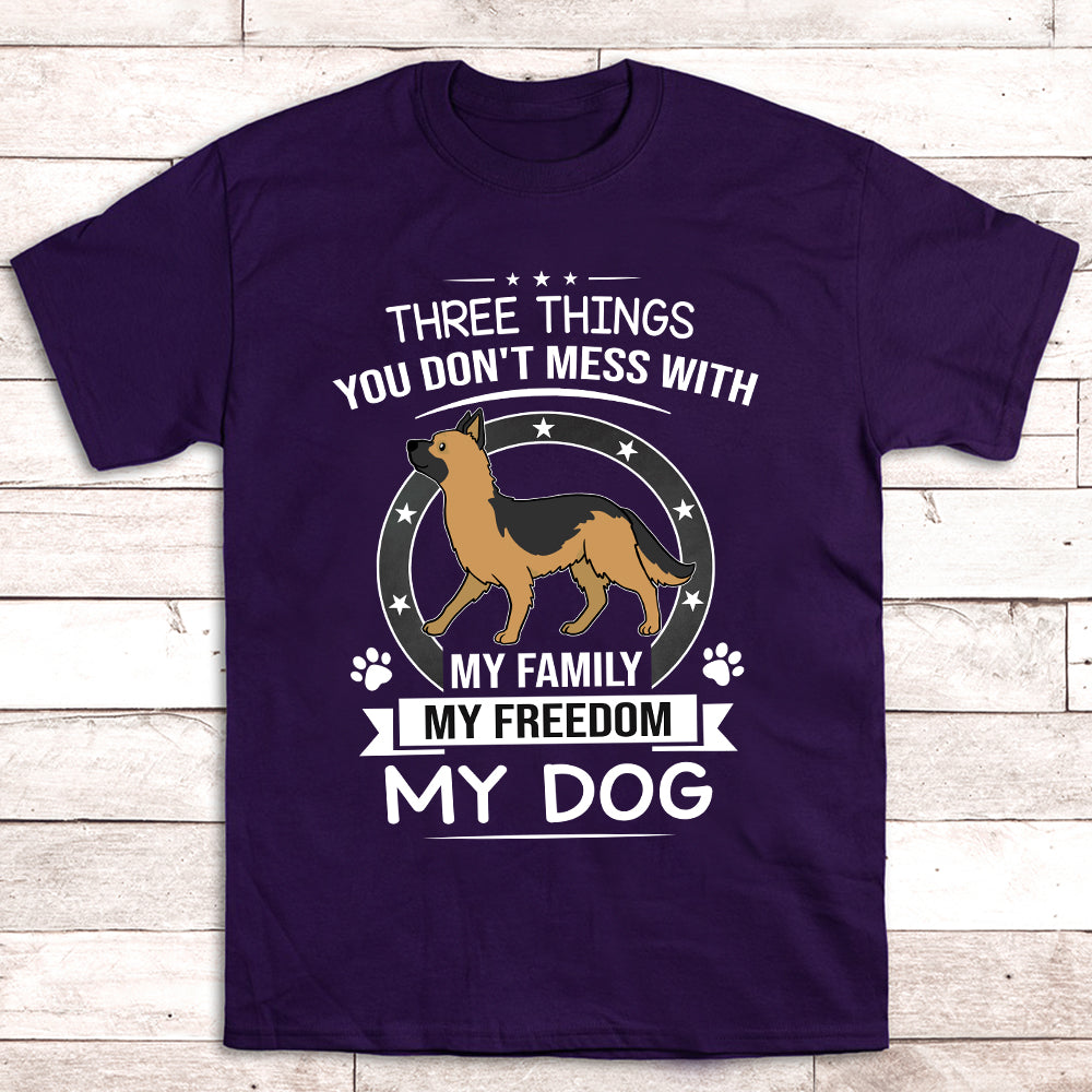 Three Things - Customizable Unisex Personalized Pet Lover T-shirt