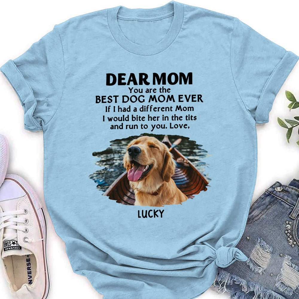 Bite And Run - Customizable Personalized Women's Pet Lover T-shirt