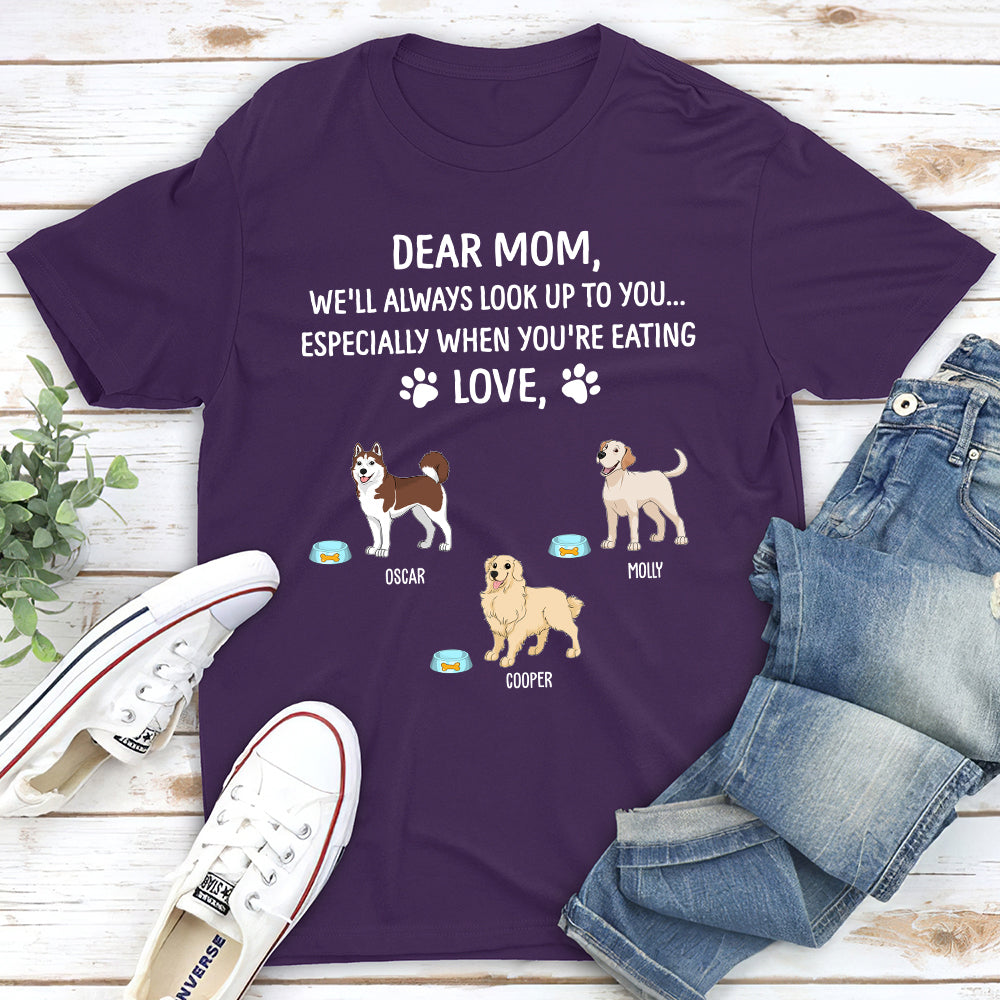 Personalized Custom Unisex 'Look Up To You' T-shirt for Pet Lovers