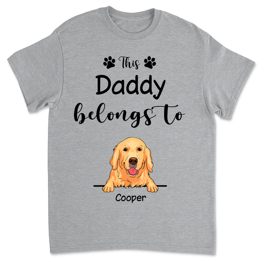 Personalized Unisex 'This Grandma Belongs to' T-shirt - Ideal Gift for Pet Lovers