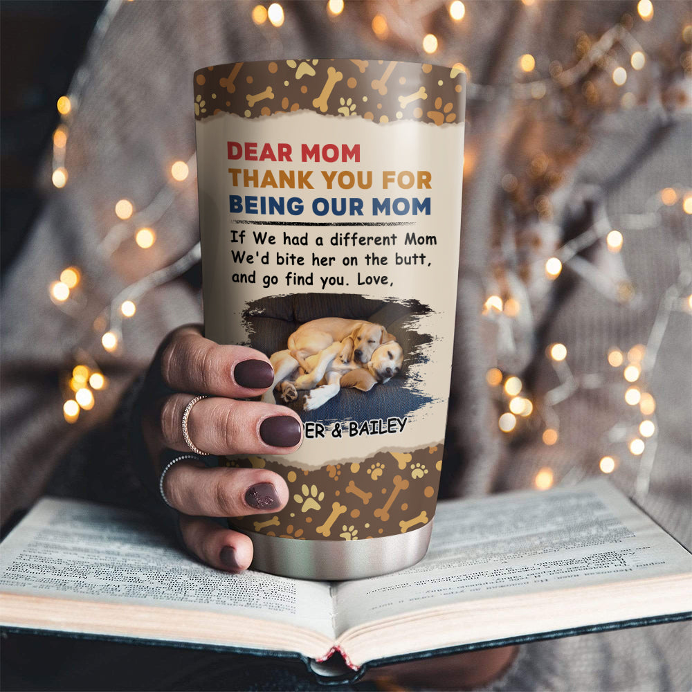 Personalized Custom 'Bite The Butt' Tumbler - Express Your Style