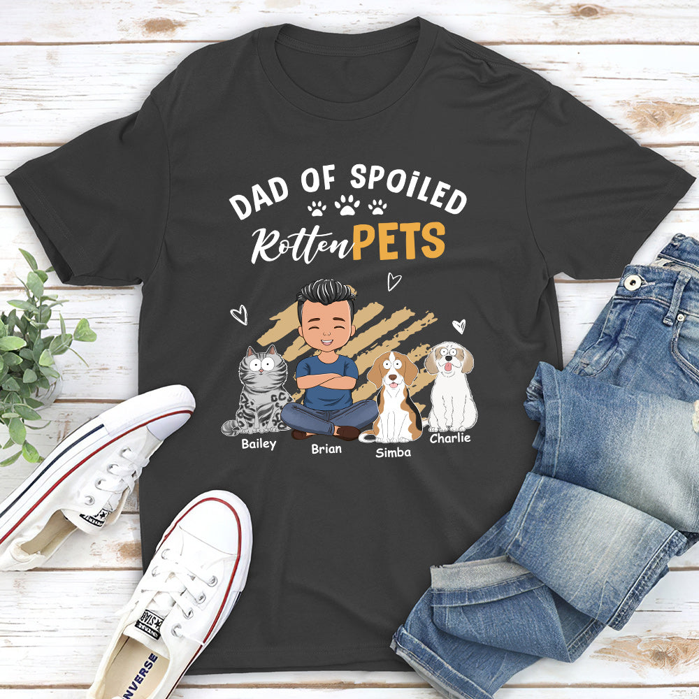 Spoiled Pets Customizable Unisex Funny T - shirt for Pet Lovers