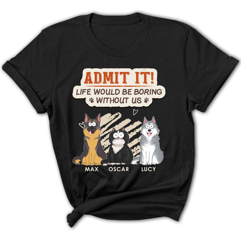 Personalized Custom Women's T-shirt: A Must - Have for Pet Lovers to Spice Up Boring Life