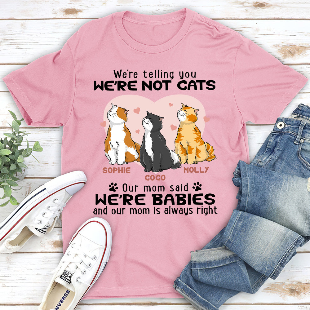 Unique Personalized Unisex 'Not A Cat' T-shirt for Pet Lovers