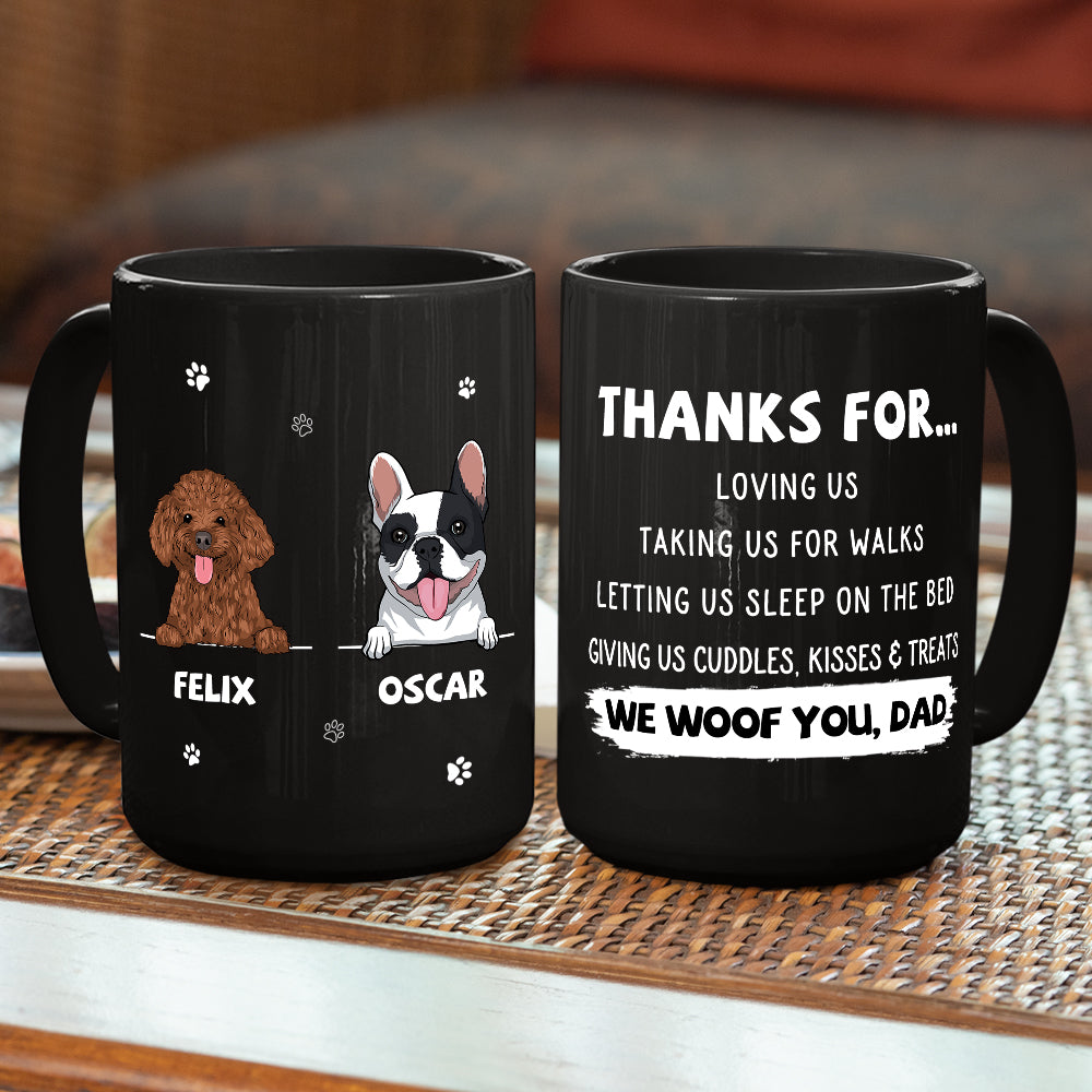 Personalized Dog Appreciation Custom Coffee Mug