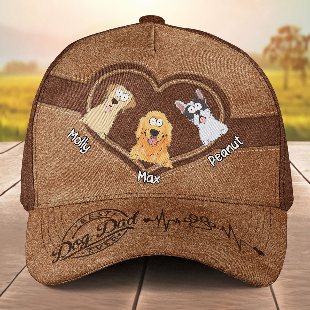 Top-Rated Personalized Custom Cap for the Best Dog Dads