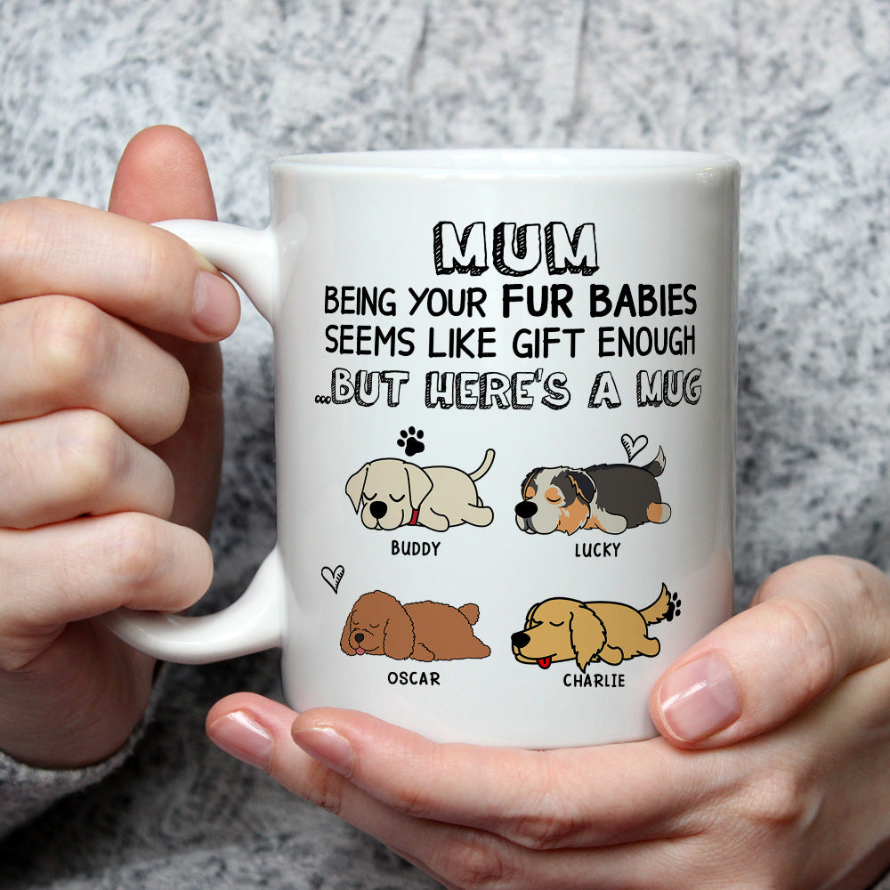 Personalized Fur-Themed Custom Coffee Mug: Ideal Gift for Pet Lovers
