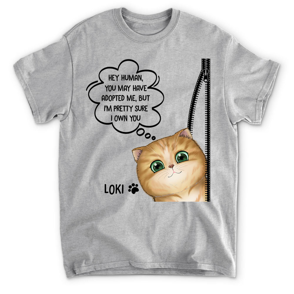 We Own You - Customizable Unisex Personalized T - shirt for Pet Lovers
