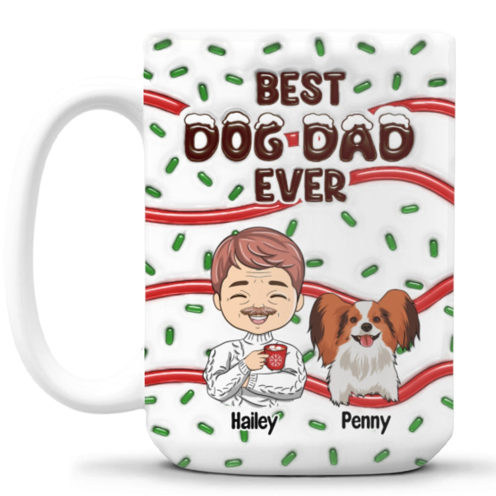 Top - Rated Personalized 3D Inflated Effect Mug for Dog Moms and Dads