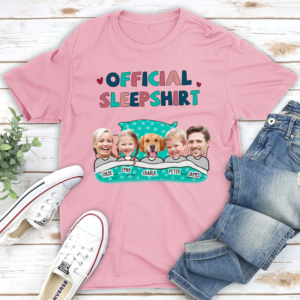 Personalized Unisex Sleepshirt with Custom Photo - Ideal Gift